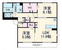 物件の間取り画像
