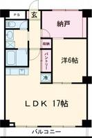 物件の間取り画像