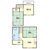 熊本県熊本市西区新土河原1(一戸建)の賃貸物件の間取り