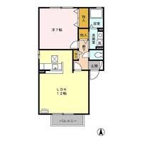 栃木県宇都宮市宮の内3(アパート)の賃貸物件の間取り