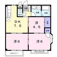 エルディム小堀Aの間取り