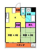 物件の間取り画像
