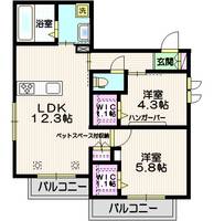 物件の間取り画像