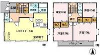 埼玉県さいたま市緑区大字三室(一戸建)の賃貸物件の間取り