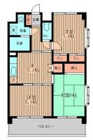 神奈川県横浜市戸塚区矢部町(マンション)の賃貸物件の間取り
