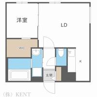 イクス北円山の間取り