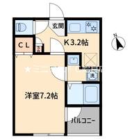 鹿児島県姶良市東餅田(アパート)の賃貸物件の間取り