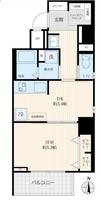 東京都文京区根津2(マンション)の賃貸物件の間取り