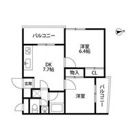 神奈川県横浜市中区本牧元町(マンション)の賃貸物件の間取り