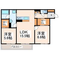 シャーメゾン江津湖の間取り
