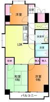 物件の間取り画像