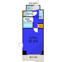東京都品川区南大井3(マンション)の賃貸物件の間取り