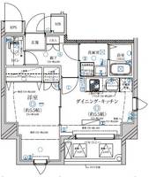 ディアレイシャス押上SKY VILLAGEの間取り
