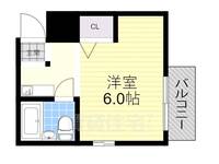 大阪府大阪市福島区鷺洲2(マンション)の賃貸物件の間取り