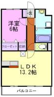 サニーサイド戸祭 1の間取り