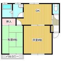 ハイツ岩間の間取り