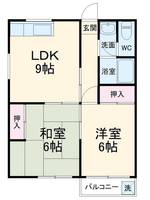 メゾンあらこの間取り