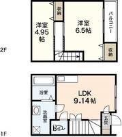広島県広島市佐伯区五日市駅前2(一戸建)の賃貸物件の間取り