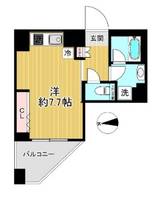 東京都大田区西蒲田7(マンション)の賃貸物件の間取り