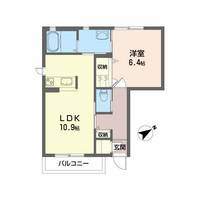 シャーメゾンコトンBの間取り