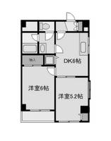 神奈川県川崎市川崎区渡田向町(マンション)の賃貸物件の間取り