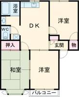 物件の間取り画像