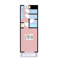 鹿児島県鹿児島市田上2(マンション)の賃貸物件の間取り