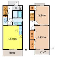 岐阜県岐阜市柳津町南塚2(一戸建)の賃貸物件の間取り