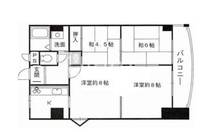 京都府京都市中京区小結棚町(マンション)の賃貸物件の間取り