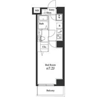 東京都品川区西中延1(マンション)の賃貸物件の間取り