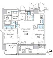 パークアクシス上野グレイスコートの間取り