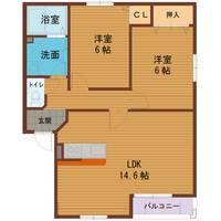 物件の間取り画像