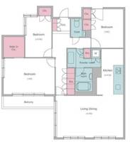 レジディア上目黒の間取り