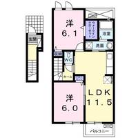 エアリーヒルズ・Iの間取り