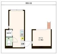 東京都北区志茂2(アパート)の賃貸物件の間取り