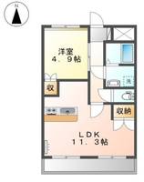 物件の間取り画像