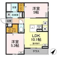 東京都立川市曙町3(アパート)の賃貸物件の間取り
