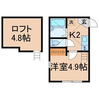 神奈川県横浜市保土ヶ谷区岡沢町(アパート)の賃貸物件の間取り