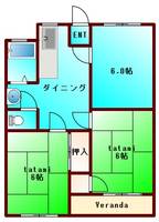 ヴィラ内浜の間取り