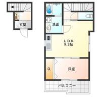 大阪府大阪市此花区高見2(アパート)の賃貸物件の間取り