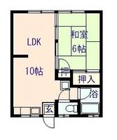 レインボーハイツの間取り