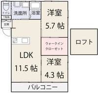 物件の間取り画像