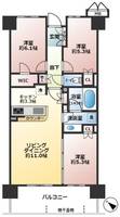 レジデントプレイス西葛西の間取り
