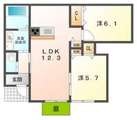 Alegria B棟の間取り