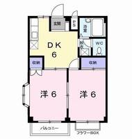 サンヒルズハイツの間取り