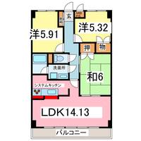 ヴィラフォーシーズンの間取り