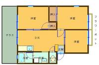 サンシティ川辺の間取り