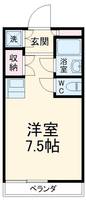 フローラル元木の間取り