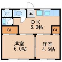 愛知県名古屋市中区新栄2(マンション)の賃貸物件の間取り