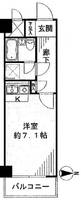 藤和シティコープ蔵前の間取り